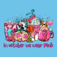 Western Cancer  In October We Wear Pink Coffee Cups With Ribbons Premium Sweatshirt | Teevron
