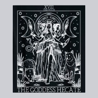 Hecate Tarot Card Triple Moon Goddess Witch Wiccan Pagan Heavyweight Sweatshirt | Teevron