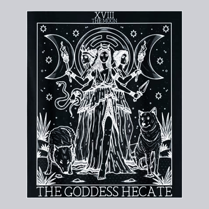 Hecate Tarot Card Triple Moon Goddess Witch Wiccan Pagan Heavyweight Sweatshirt by artisFamous | Teevron