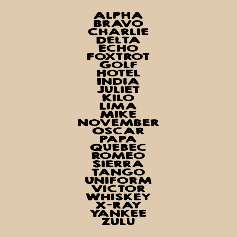 Phonetic Alphabet Heavyweight Sweatshirt by artisFamous | Teevron