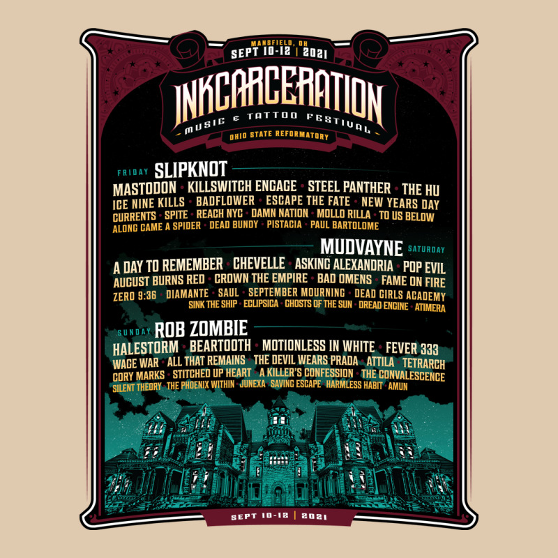Face Mask Mansfield Ohio Inkcarceration Lineup Heavyweight Sweatshirt by artisFamous | Teevron
