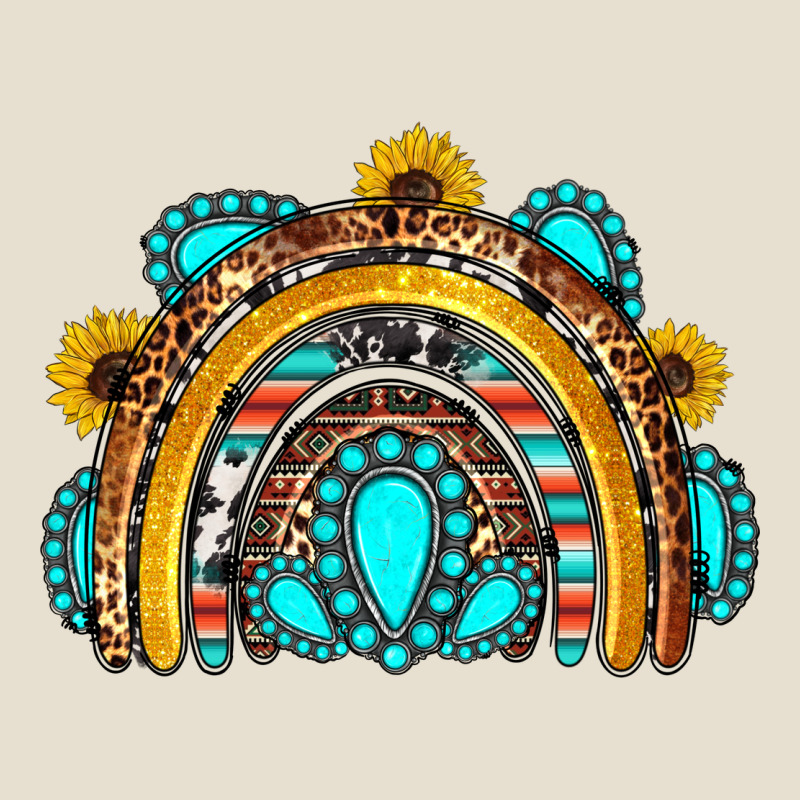 Western Gemstones Sunflowers Rainbow Urban Heavy Tee by OliviaCreatesArt | Teevron