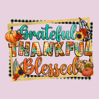 Thankful Grateful Blessed Ladies Tee | Teevron