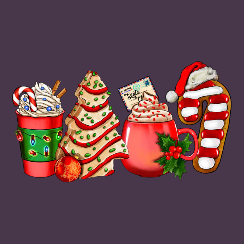 Christmas Tree Cake And Coffee Cups Ado Heavyweight Hoodie by AdoDesignShop | Teevron