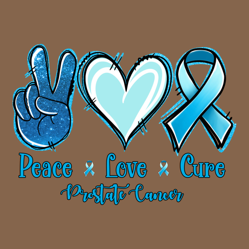 Peace Love Cure Prostate Cancer Premium Tee by Jasminsmagicworld | Teevron