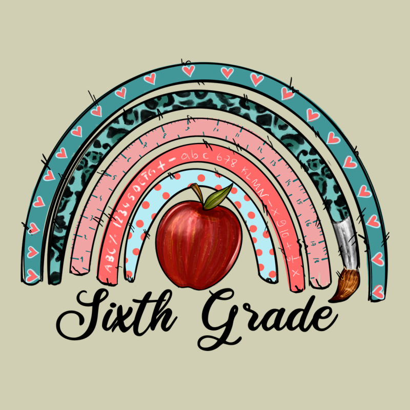 Sixth Grade Rainbow Heavy Core Tee by RanaPortraitStore | Teevron
