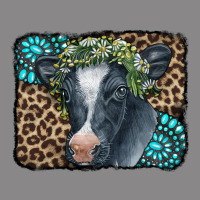 Floral Cow Leopard Gemstone Vintage Tee | Teevron