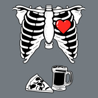 Dad Skeleton Halloween Beer Pizza Heavyweight Sweatshirt | Teevron