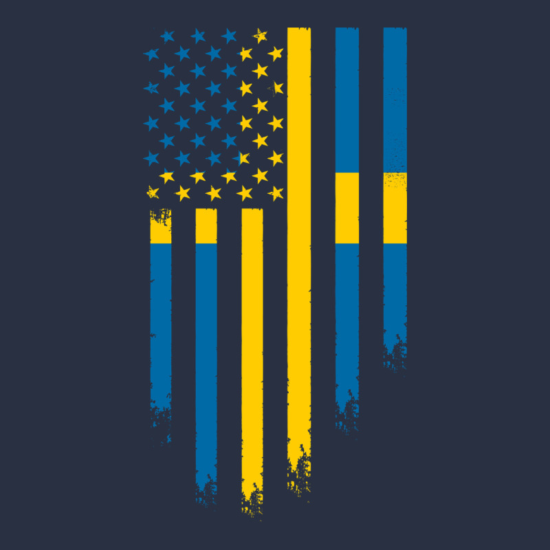 Sweden Swedish Roots American Flag | Canadian Roots Heavyweight Sweatshirt by artisFamous | Teevron