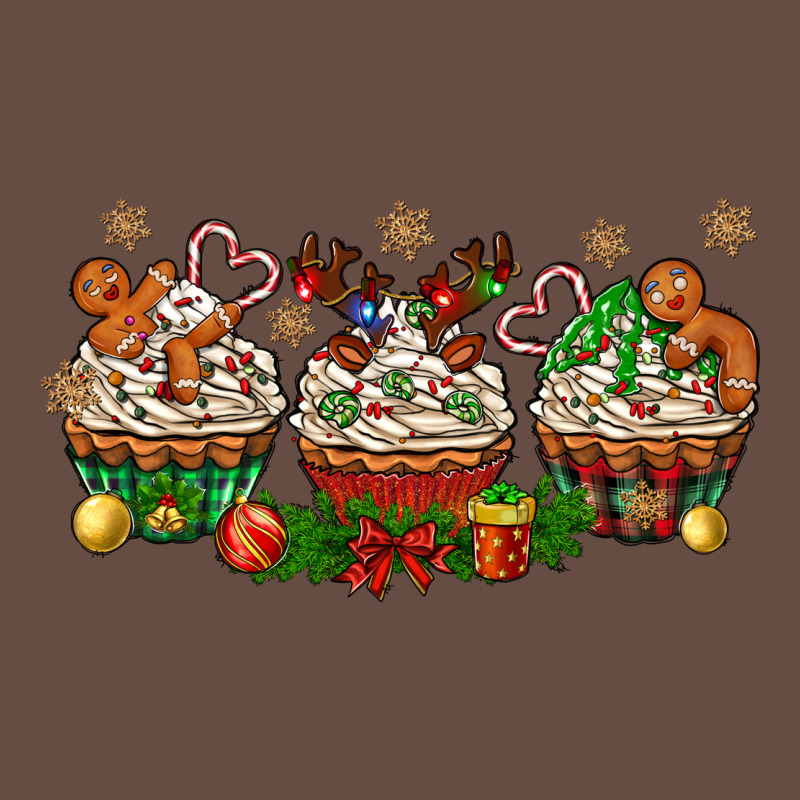 Christmas Cupcake With Gingerbreads Bbs Long Sleeve Tee by BundleAndBundleShop | Teevron