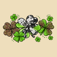 Western Cowhide Leopard Glitter Shamrocks Premium Hoodie | Teevron