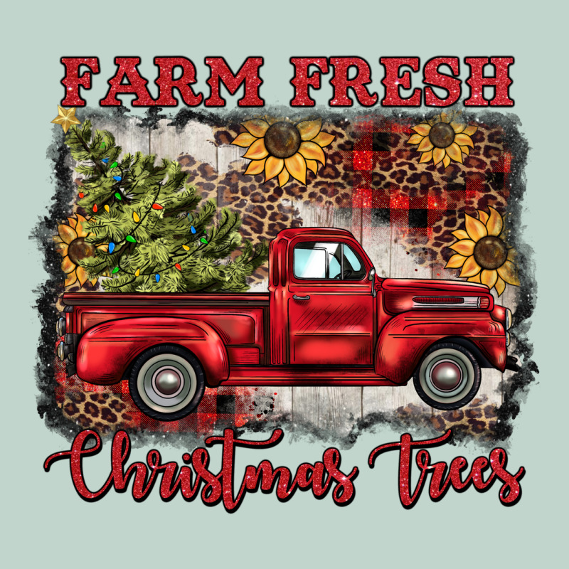 Farm Fresh Christmas Trees Zipper Hoodie by BarkalooDesign | Teevron