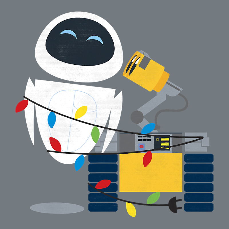 Wall E Eve Christmas Light Wrap Graphic T Shirt Heavyweight Sweatshirt by artisFamous | Teevron
