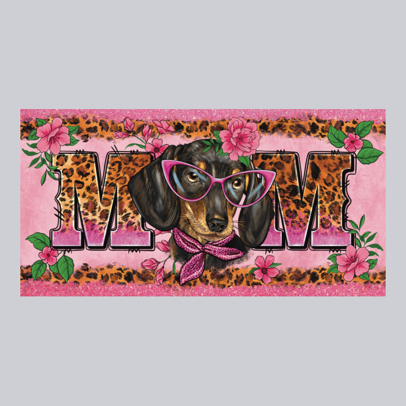 Danchshund Mom License Plate Template Heavyweight Sweatshirt by BarkalooDesign | Teevron
