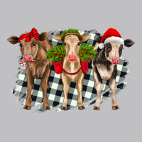 Christmas Heifers Front View Long Sleeve Tee | Teevron