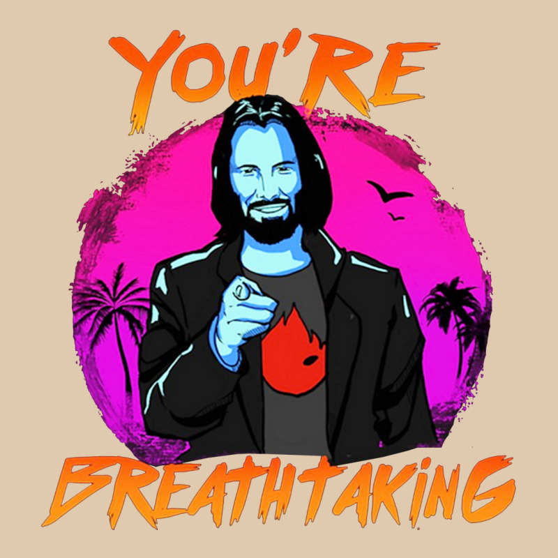 You Are Breathtaking Keanu Reeves Actor Heavyweight Sweatshirt by artisFamous | Teevron