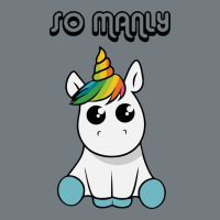 So Manly Funny Unicorn Heavyweight Sweatshirt | Teevron
