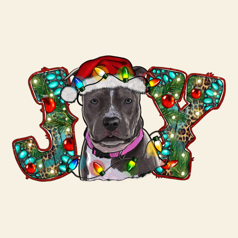 Christmas Joy Pitbull Vintage Tee by RanaPortraitStore | Teevron