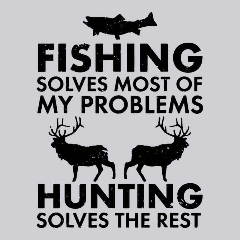 Funny Fishing And Hunting Heavyweight Sweatshirt by artisFamous | Teevron
