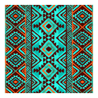 Aztec Turquoise Pattern | Teevron