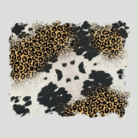 Black And White Cowhide Background Zipper Hoodie | Teevron