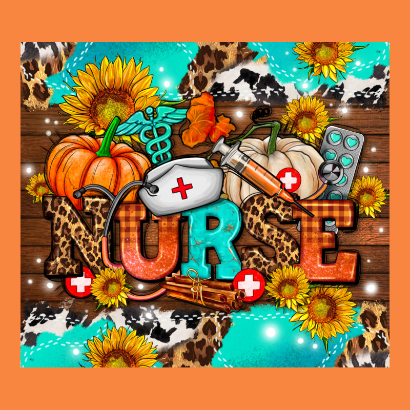 Pumpkin Nurse With Sunflower Premium Sweatshirt by AdoDesignShop | Teevron