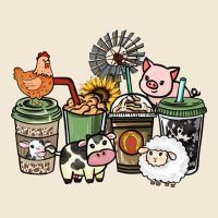 Farm Animal Coffee Cups Premium Tee | Teevron