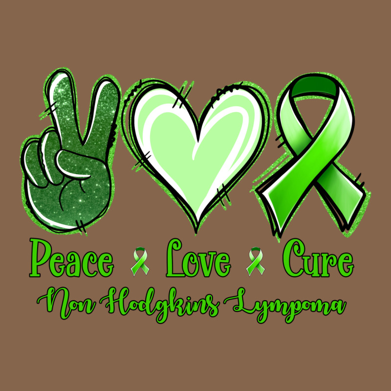 Peace Love Cure Non Hodgkins Lympoma Premium Tee by Jasminsmagicworld | Teevron
