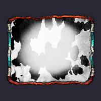 Cowhide Background With Bleach Serape Frame Vintage Tee | Teevron