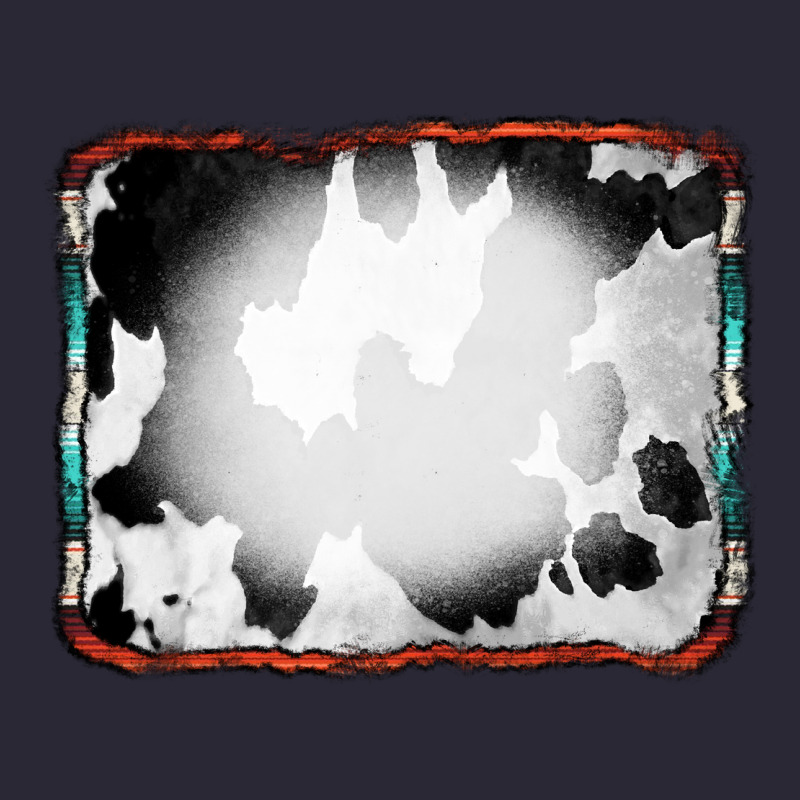Cowhide Background With Bleach Serape Frame Vintage Tee by CowCowDesign | Teevron