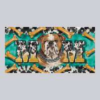 English Bulldog Mom  License Plate Template Heavyweight Sweatshirt | Teevron