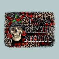 I'm So Freaking Merry Skeleton Messy Bun Heavy Core Tee | Teevron