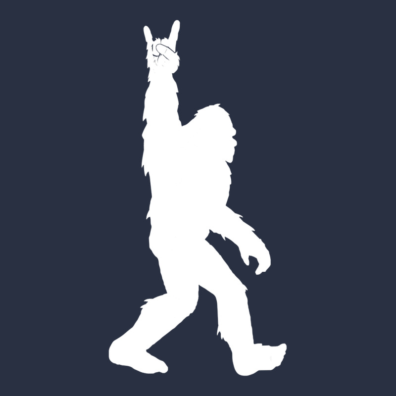 Funny Bigfoot Rock And Roll T Shirt For Sasquatch Believers Heavyweight Sweatshirt by artisFamous | Teevron
