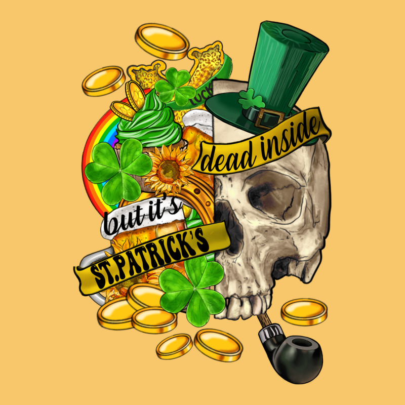 When You Are Dead Inside But Its St.patricks Vintage Hoodie by FaDigitalArtStudio | Teevron