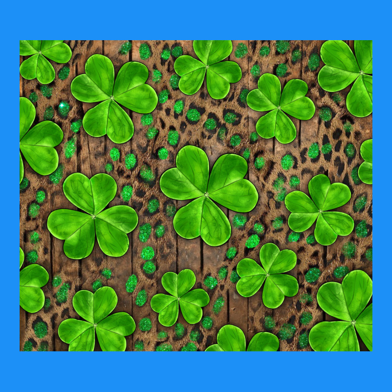 Saint Patricks Day Shamrock And Leopard Classic Tee by RanaPortraitStore | Teevron