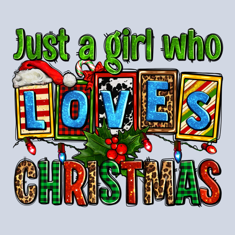 Just A Girl Who Loves Christmas Premium Sweatshirt by AdoDesignShop | Teevron