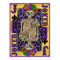 joker mardi gras skeleton | Teevron