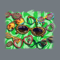 Sunglasses Background Heavyweight Sweatshirt | Teevron
