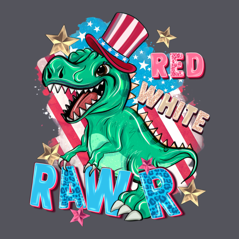 Red White Rawr Vintage Hoodie by FaDigitalArtStudio | Teevron