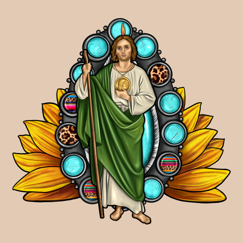 San Judas Gemstone Sunflower Urban Hoodie by JahusDesignShop | Teevron