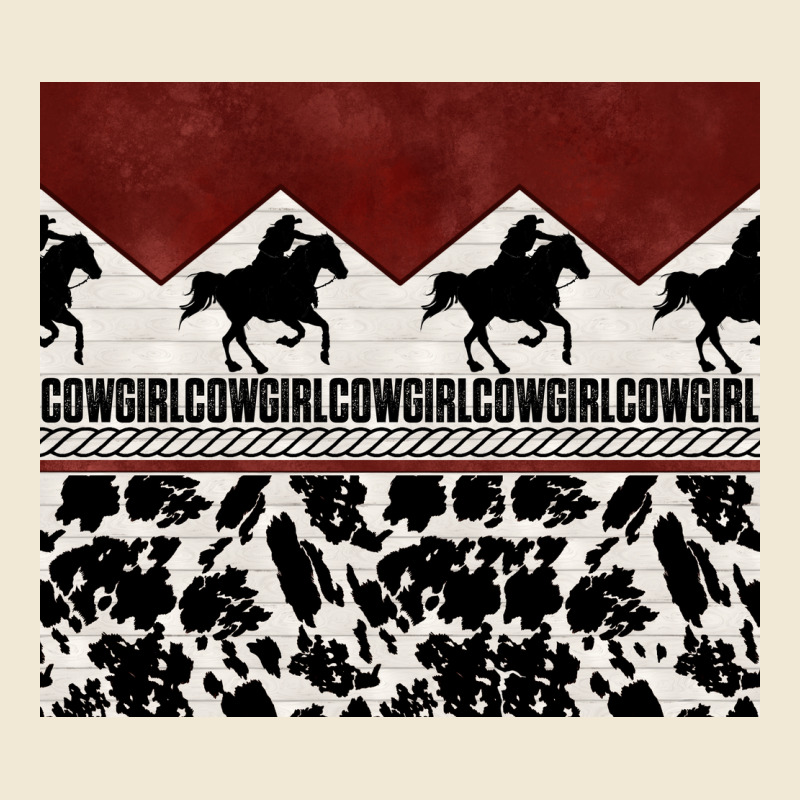 Cowgirl With Cowhide Premium Tee by TumblerDesignByShophia | Teevron