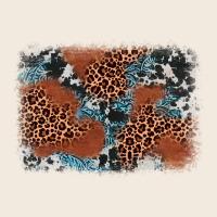 Leopard Cowhide Background Zipper Hoodie | Teevron