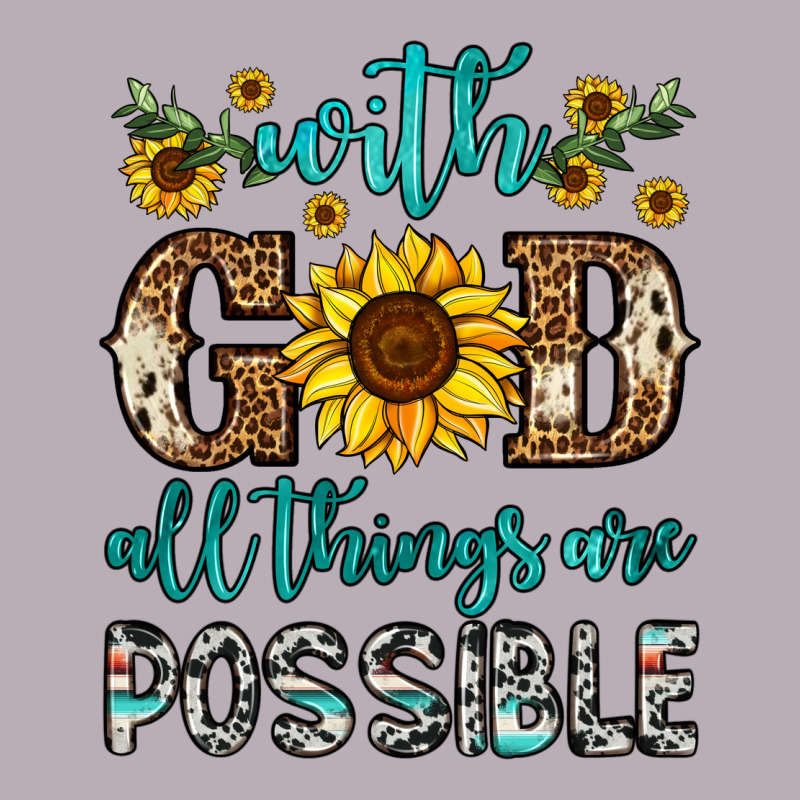 With God All Things Are Possible Vintage Tee by OliviaCreatesArt | Teevron