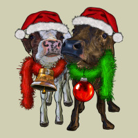 Two Christmas Heifers Heavy Core Tee | Teevron
