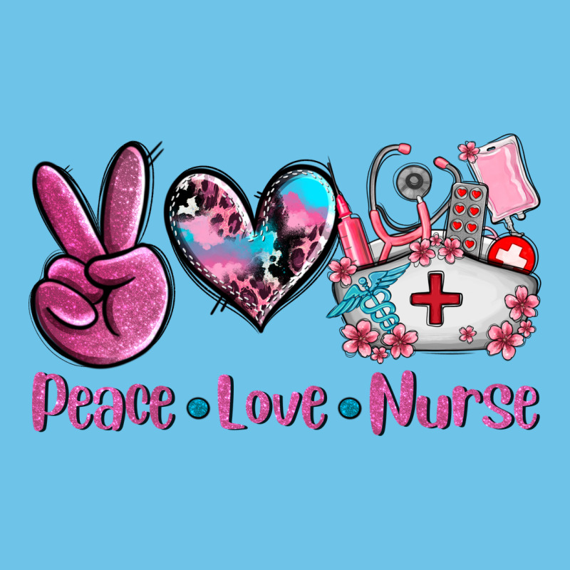 Peace Love Nurse Premium Sweatshirt by AdoDesignShop | Teevron