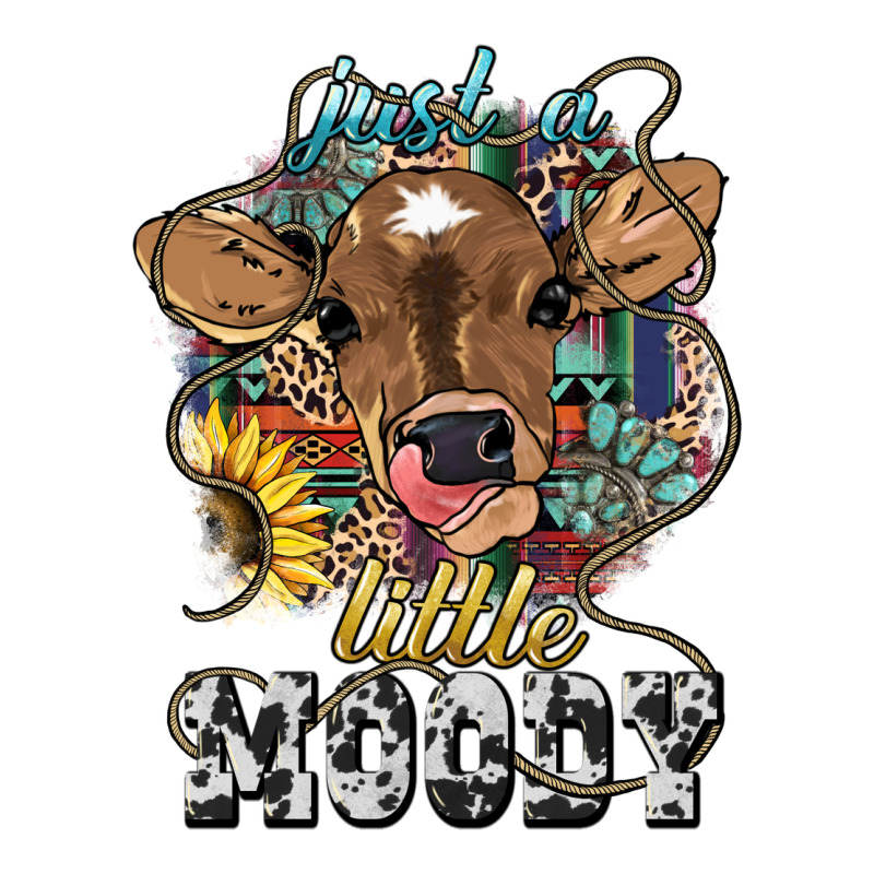 Just A Little Moody Baby Cow Premium Tee by HowdyJamesFarm | Teevron