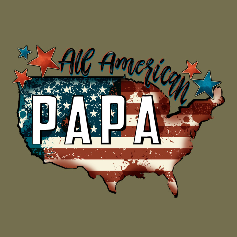 All American Papa Vintage Hoodie by FaDigitalArtStudio | Teevron