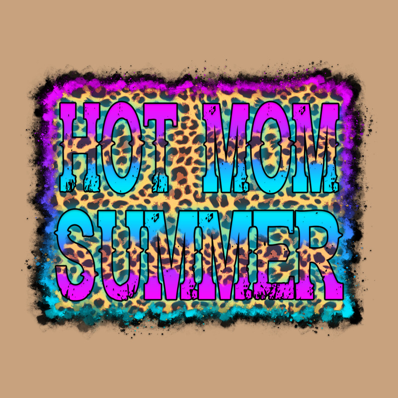 Hot Mom Summer Leopard Vintage Tee by CowCowDesign | Teevron