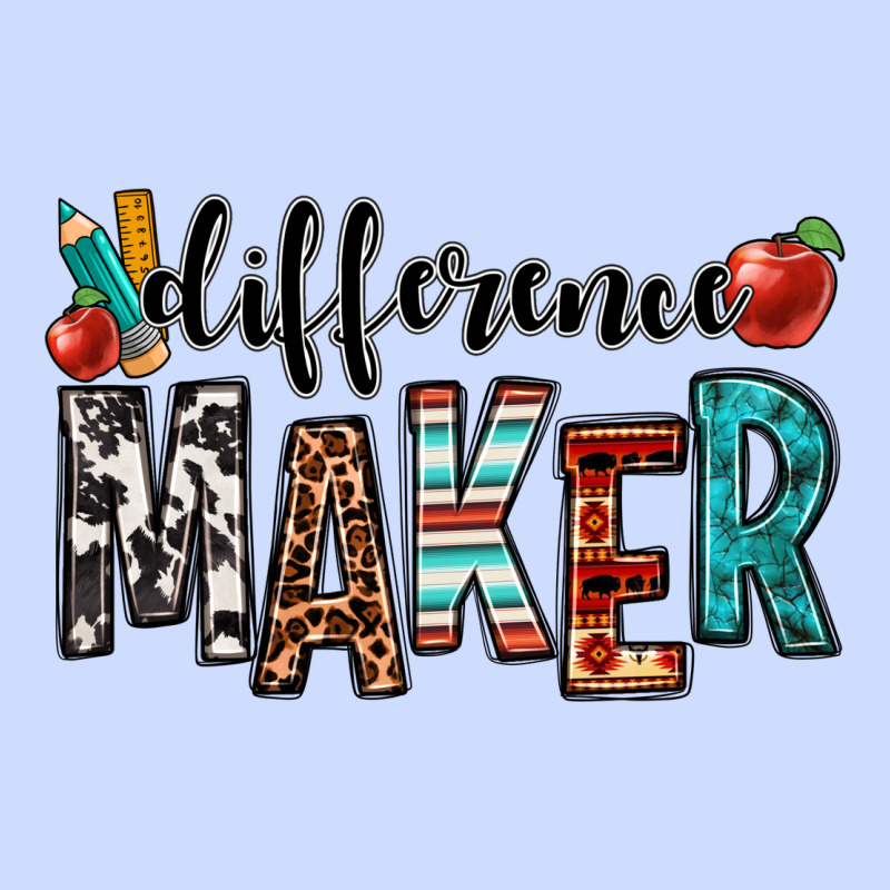 Difference Maker Teacher Urban Heavy Tee by OliviaCreatesArt | Teevron