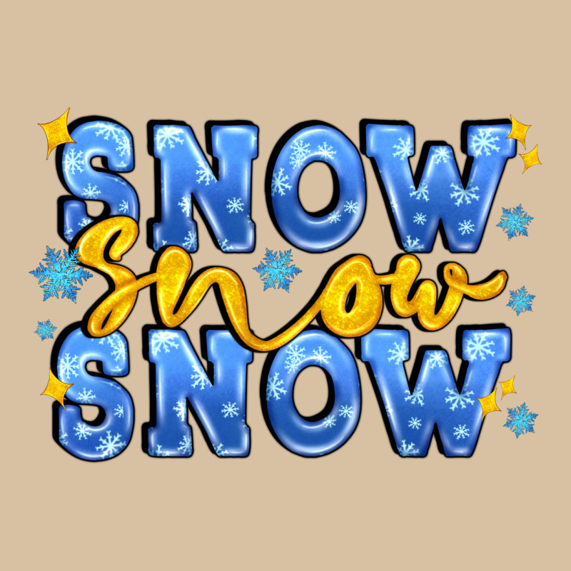 Snow Snow Snow With Sparkle Heavyweight Hoodie by AdoDesignShop | Teevron